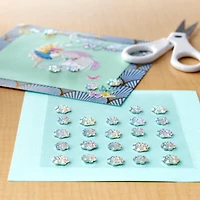 Clear Iridescent Floret Bling Stickers By Recollections™