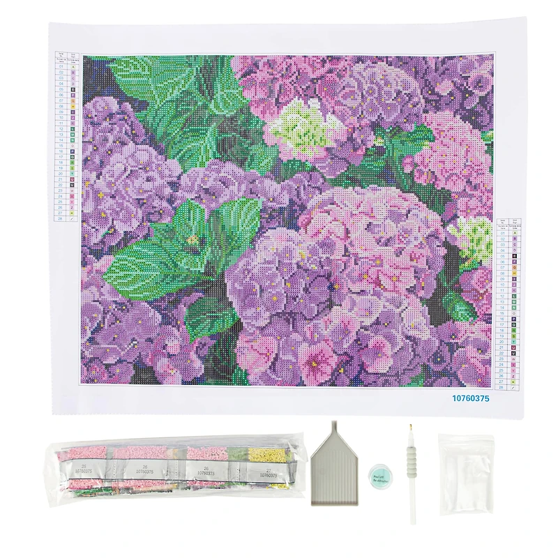 Hydrangea Square Diamond Art Kit by Make Market®