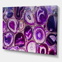 Designart - Violet Agate geode