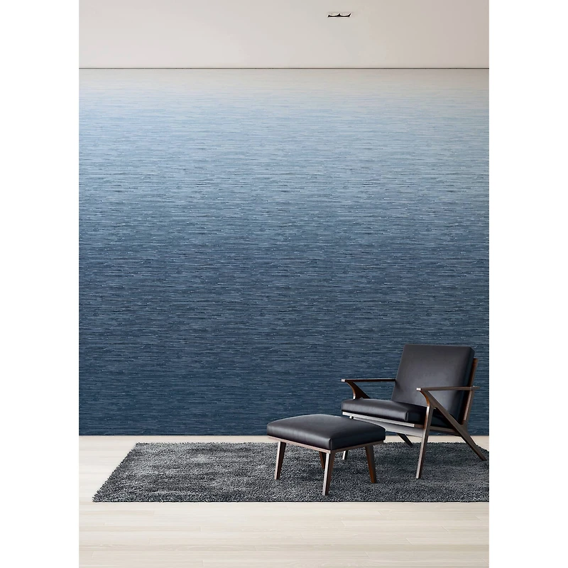 Katie Hunt Blue Ombre Into the Deep Dark Wall Mural