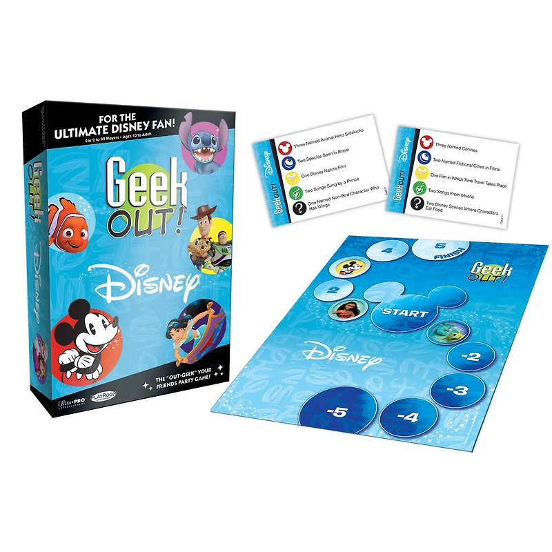 USAopoly Geek Out! Disney Game