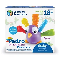 Learning Resources Pedro the Fine Motor Peacock