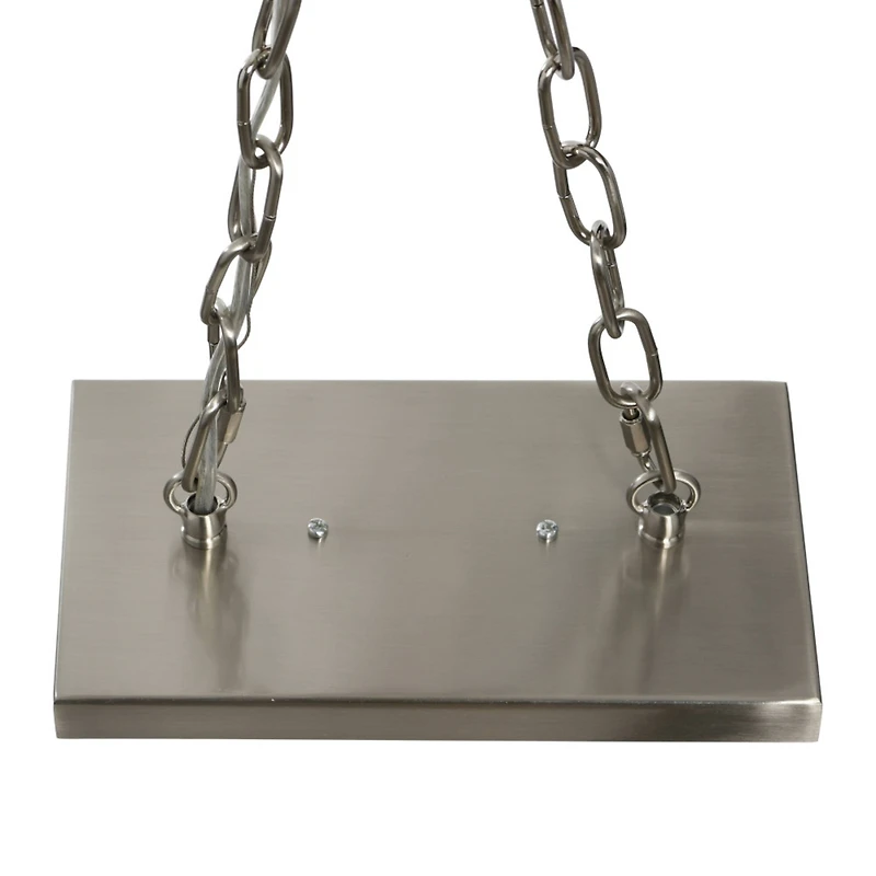 Hello Honey® Robert Stevenson Lighting Walsh Metal 4-Light Linear Chandelier with Shades