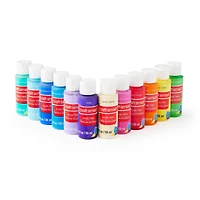 12 Color Bright Acrylic Paint Value Pack by Craft Smart®