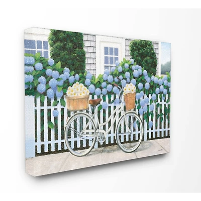 Stupell Industries Cape Cod Daisy Bike Canvas Wall Art