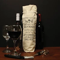 Personality Case™ Health Canvas Wine Bag