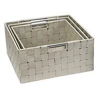 Sorbus 3-Piece Woven Basket Set