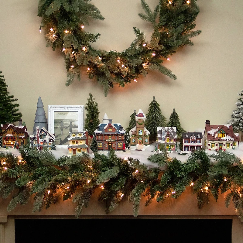 8.5" LED Lighted Church Christmas Village Decoration