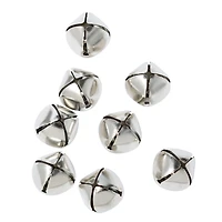 12 Packs: 8 ct. (96 total) 30mm Silver Jingle Bells by Creatology™