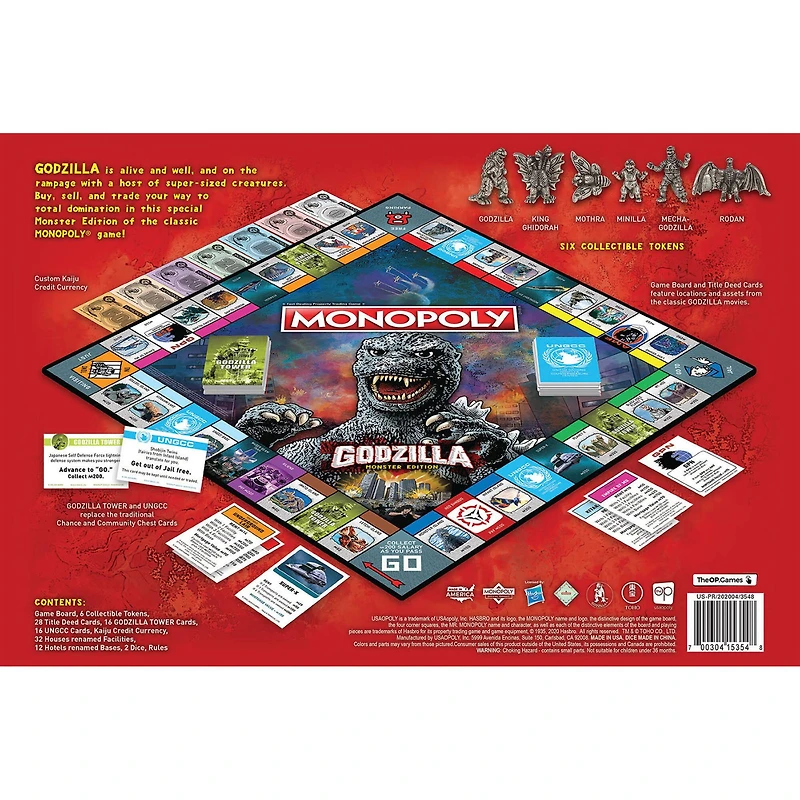 USAopoly MONOPOLY®: Godzilla