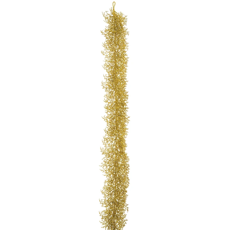 6ft. Gold Glittered Twig Garland