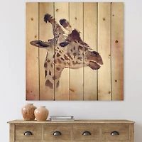 Designart - Portrait of A Giraffe III