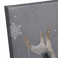 Christmas Reindeer Canvas Wall Art
