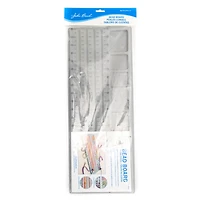 John Bead 21" x 8" Gray Plastic Designer Bead Board