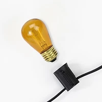 Transparent Incandescent S14 Replacement Christmas Bulbs