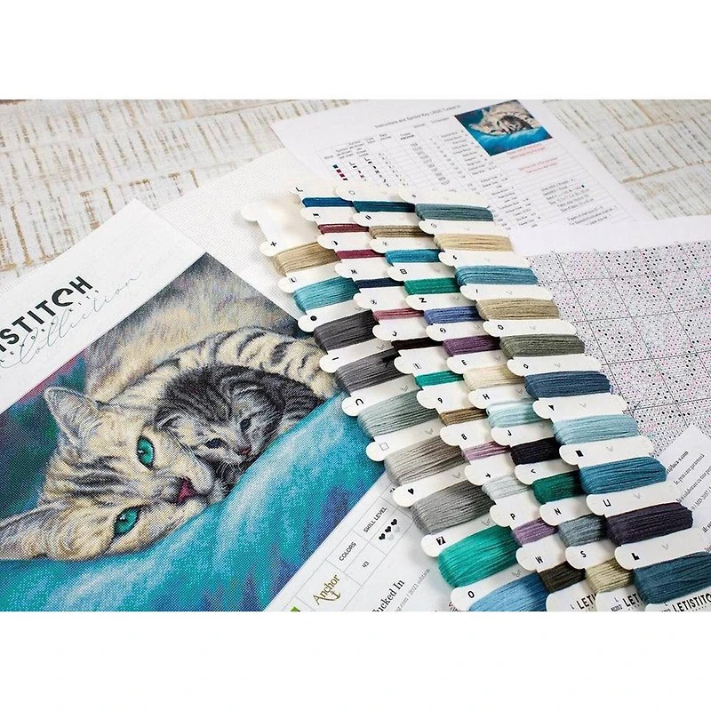 Letistitch Tucked In Counted Cross Stitch Kit