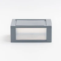 Iris® Gray Small Stacking Drawer, 5 Pack