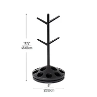 Mind Reader Anchor Collection Black Single Serve Pod Organizer & Mug Tree