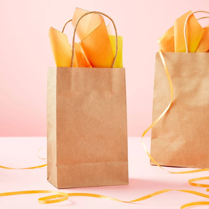 Kraft Small Gift Bags by Celebrate It™