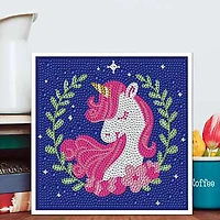 Sparkly Selections Unicorn Pre-Framed Diamond Painting Kit