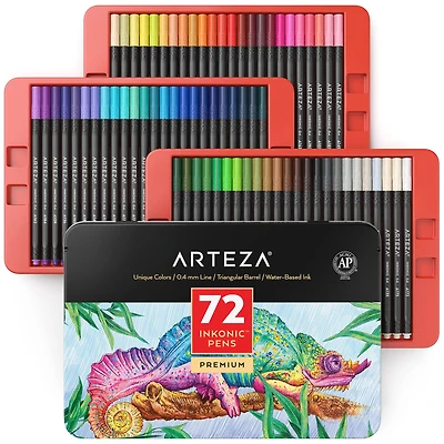 Arteza® Inkonic® 72 Fineliner Pen Set