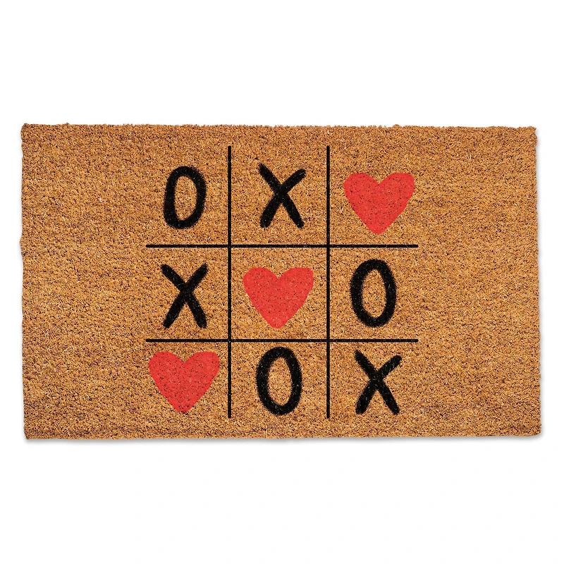 Pink Red XOXO 30" x 18" Door Mat
