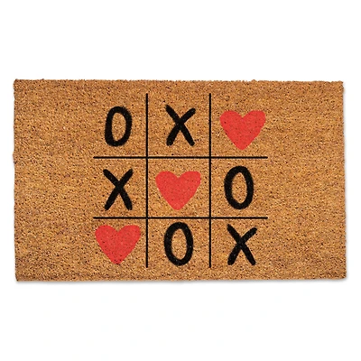 Pink Red XOXO 30" x 18" Door Mat