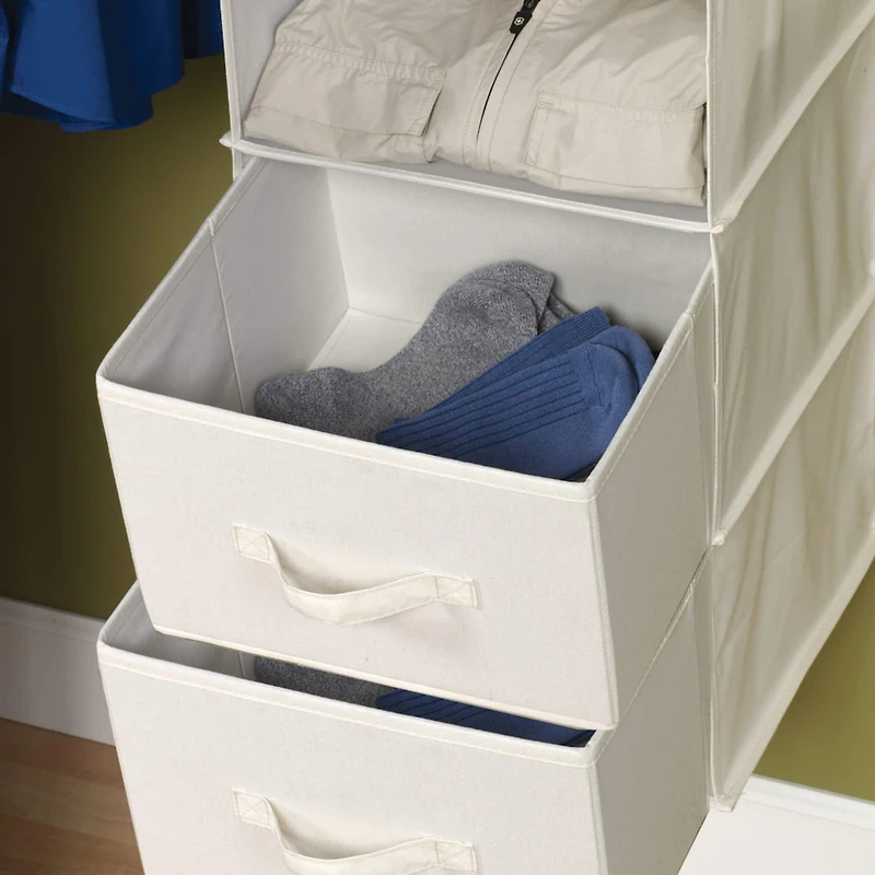 Household Essentials Hanging Closet Organizer Drawers, 2ct.