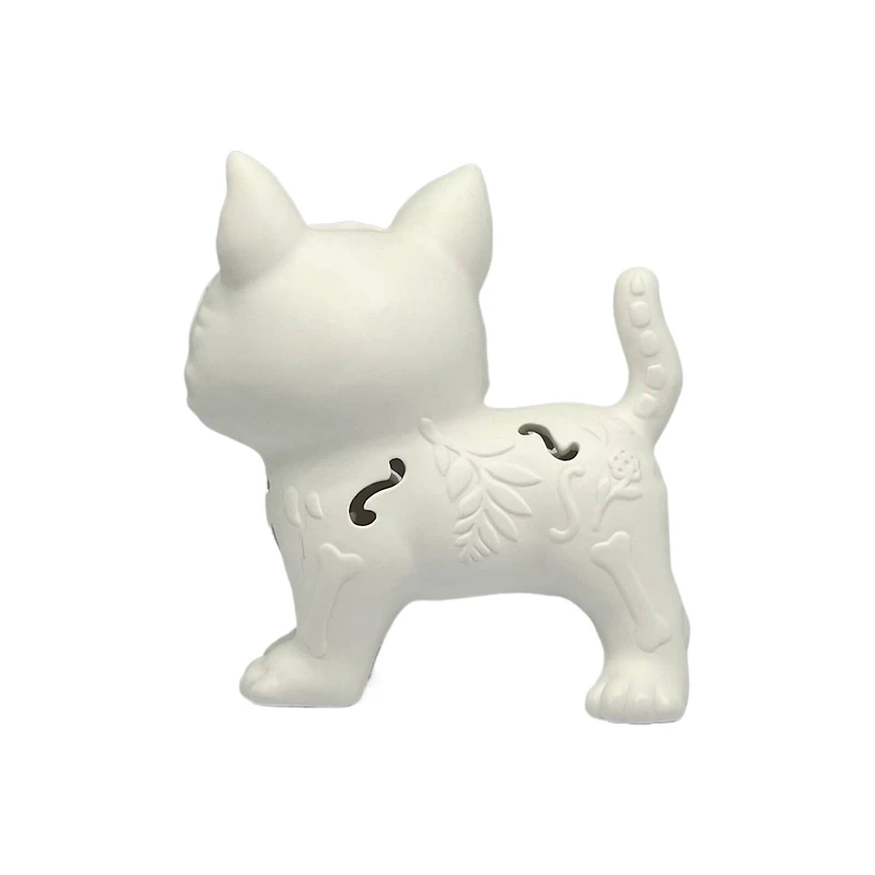 6.75" DIY LED Cat Ceramic Décor by Ashland®