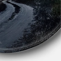 Designart - Rural Road Through The Meadow Under Full Moon