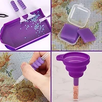 Sparkly Selections 88 Slot Clear Stackable Diamond Painting Storage Set