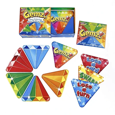 Trend Enterprises® Gemz!™ Three Corner Card Game