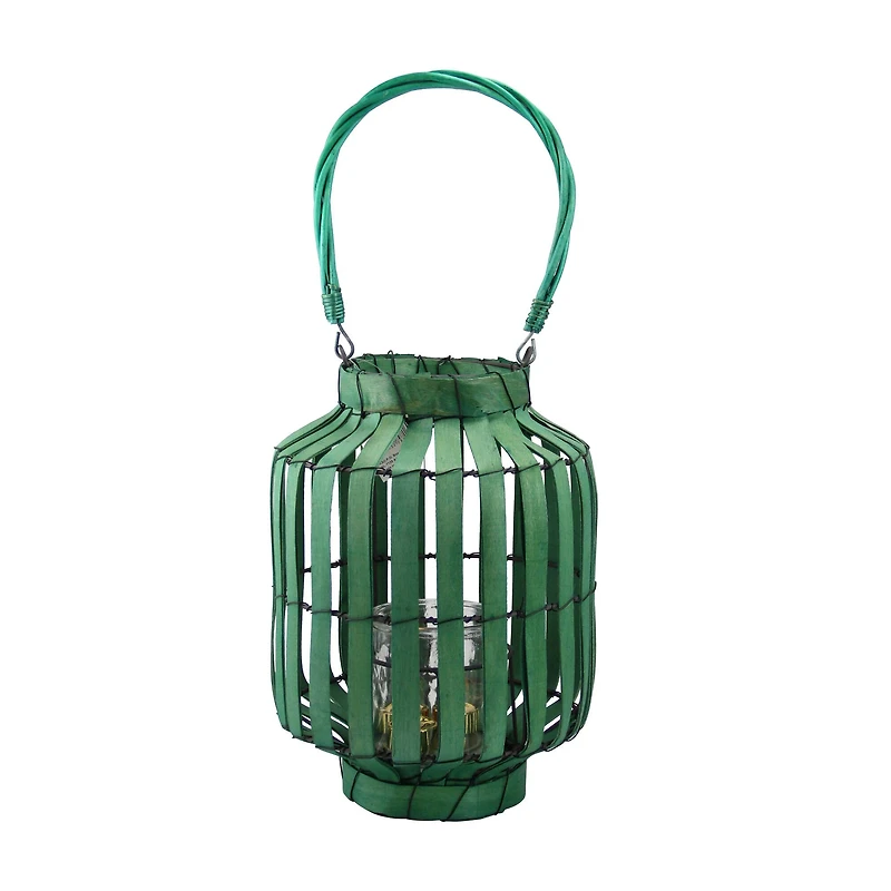 20" Tropicalia Tiki Bar Votive Candle Holder Lantern