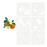 Citrus Fruits & Flowers Layering Stencils by Recollections™