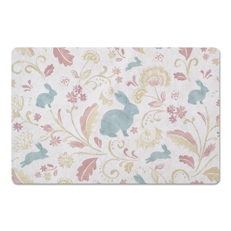 Paisley Bunny 18" x 27" Floor Mat