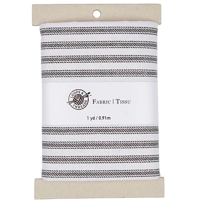 Black & White Striped Cotton Fabric Bundle by Loops & Threads™