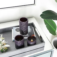 Black Coastal Flameless Candle Set