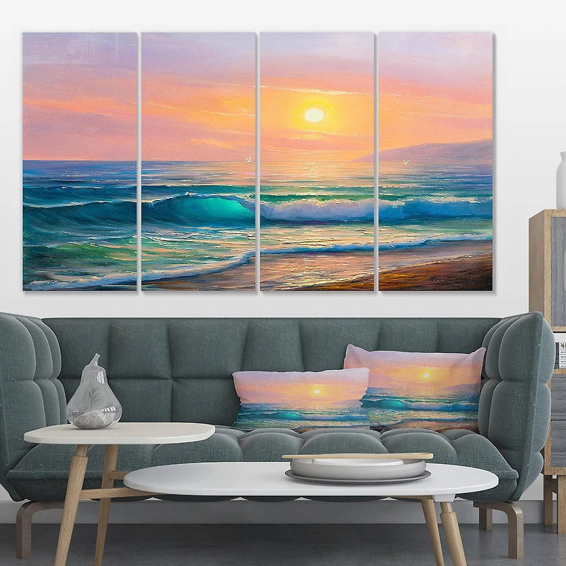 Designart - Sunset view at the sea