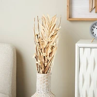 Mixed Light Brown Palm Leaf & Branch Foliage Bundle