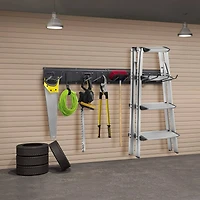 NEX™ 16.5" Black 7-Hook Garage Tool Wall Rack