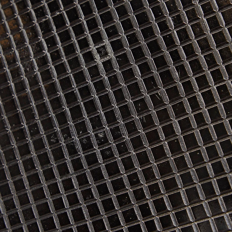 Black Aluminum Carved Designs Plate Wall Decor Set of 3 15", 13", 11"