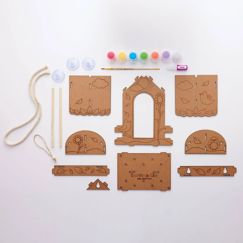 Faber-Castell® Build and Paint Bird Feeder Kit
