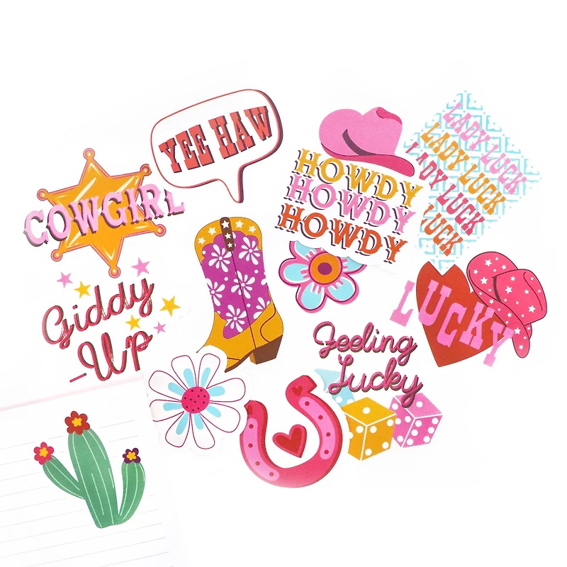 Cowgirl Vinyl Die-Cut Stickers by Recollections™