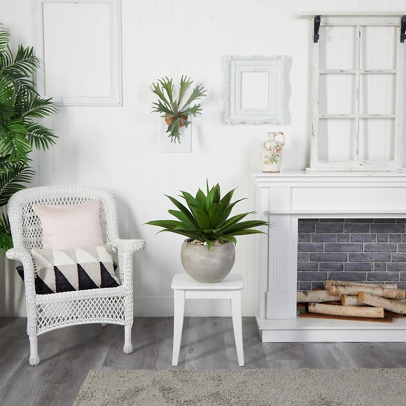 24" Agave Plant in Sand Planter