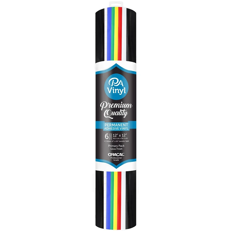 PA Vinyl Primary Permanent Adhesive Vinyl Pack