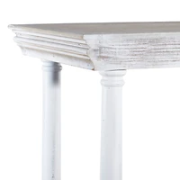 Brown Wood Farmhouse Shelving Unit, 64 " x 47 " x 15 "