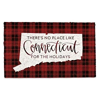 Connecticut For the Holidays Doormat