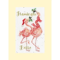 Bothy Threads Flamingle Bells Counted Cross Stitch Card Kit