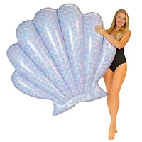 PoolCandy Mermaid Giant 60" Shell Island Float