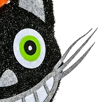 23'' Pre-Lit Pumpkin and Black Cat Halloween Décor